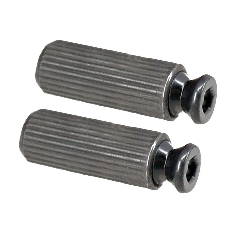 2PCS Electric Guitar Tremolo Bridge Stud Anchors Metal Construction for Strat-Style Vibrato Tailpiece Mounting Applications