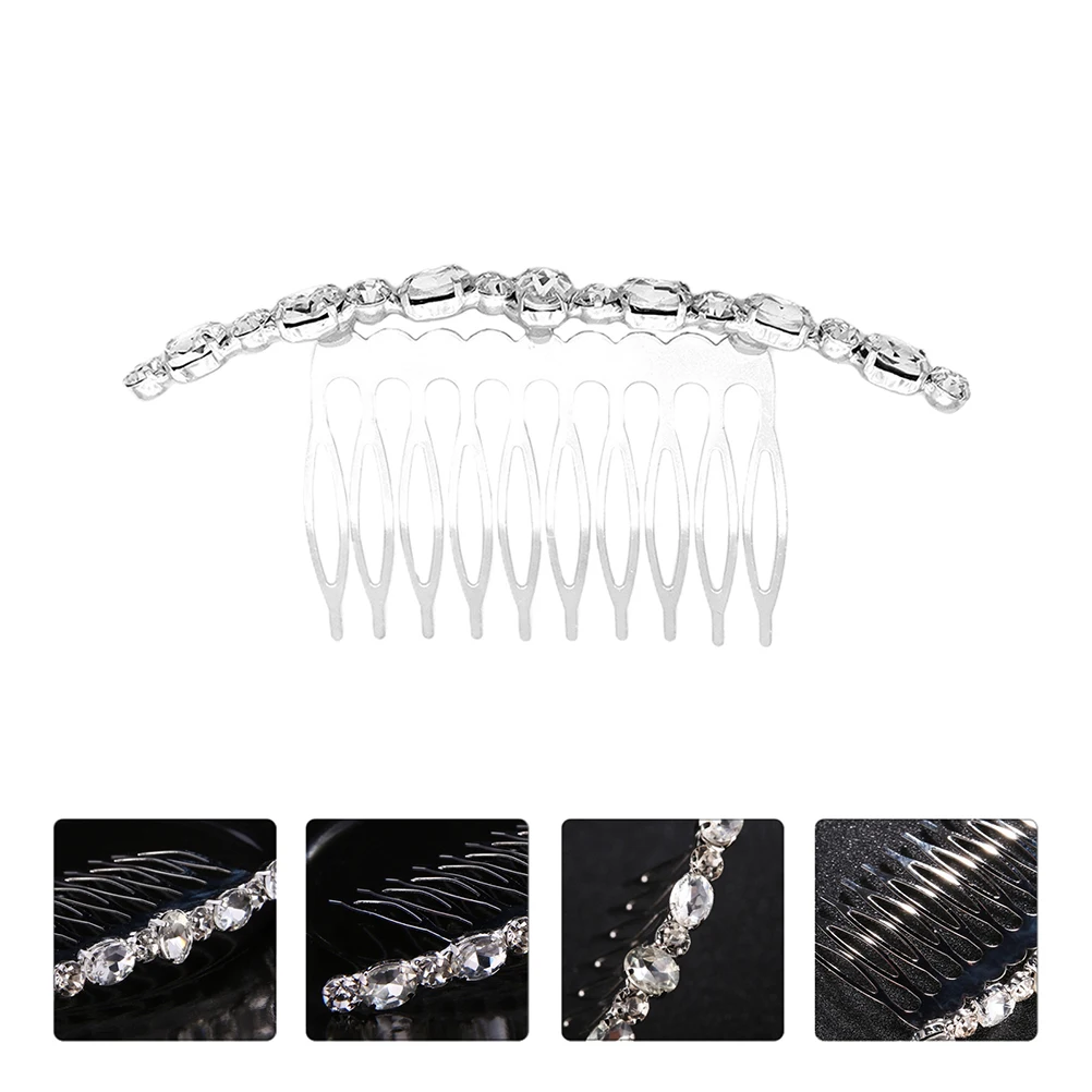 

Alloy Rhinestone Comb Exquisite Wedding Party Accessories Fashion Side Hairpin Accessory Diamond Durability