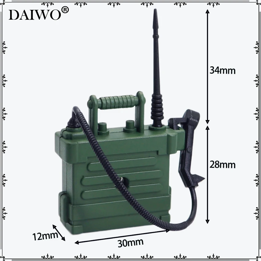 1/10 Scale Radio Station Phone for 1:10 RC Crawler Axial SCX10 90046 D90 D110 TF2 Traxxas TRX-4 RC Car Accessories Radio Station