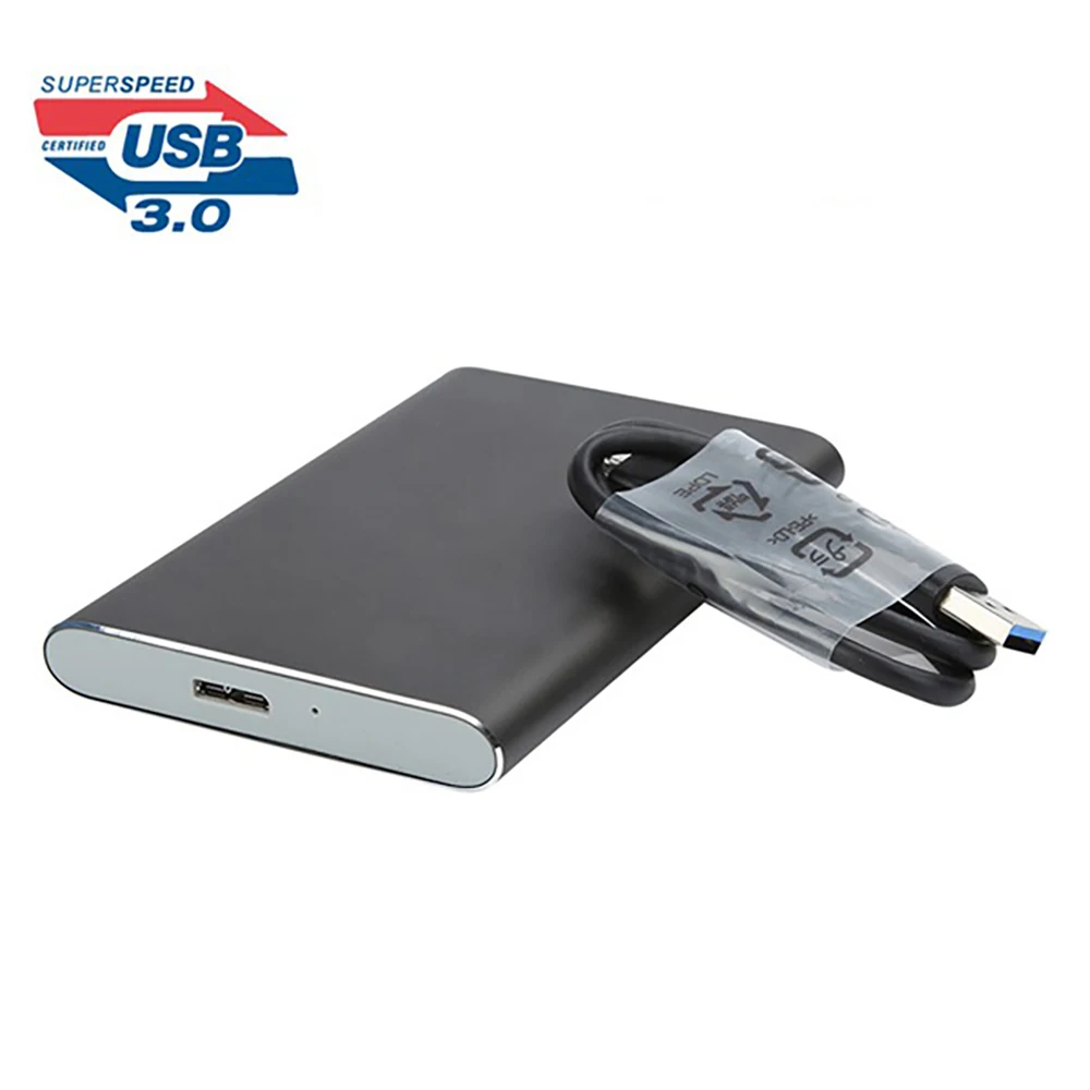 230GB External Hard Drives USB 3.0 2.5Inch Portable Ultra Thin Aluminum Alloy Metal Mobile Hard Disk