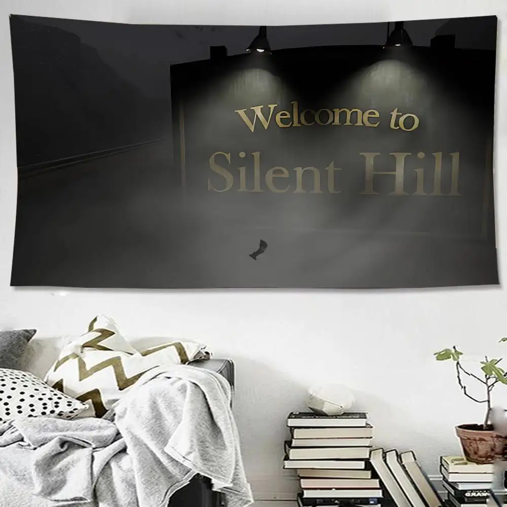 S-SilentS Hill Game Hanging Bohemian Tapestry Hanging Tarot Hippie Wall Rugs Dorm Japanese Tapestry