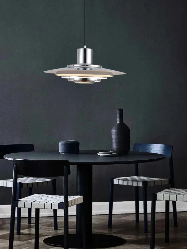 Deense ontwerper UFO restaurant hanglamp P376 Scandinavische postmoderne Bauhaus bar eiland eettafel licht - afbeelding 2