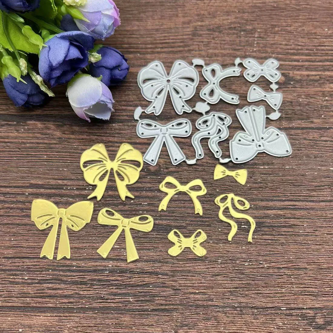 Bow tie Frame Metal Cutting Dies Stencils For DIY Scrapbooking Decorative Embossing Handcraft Template