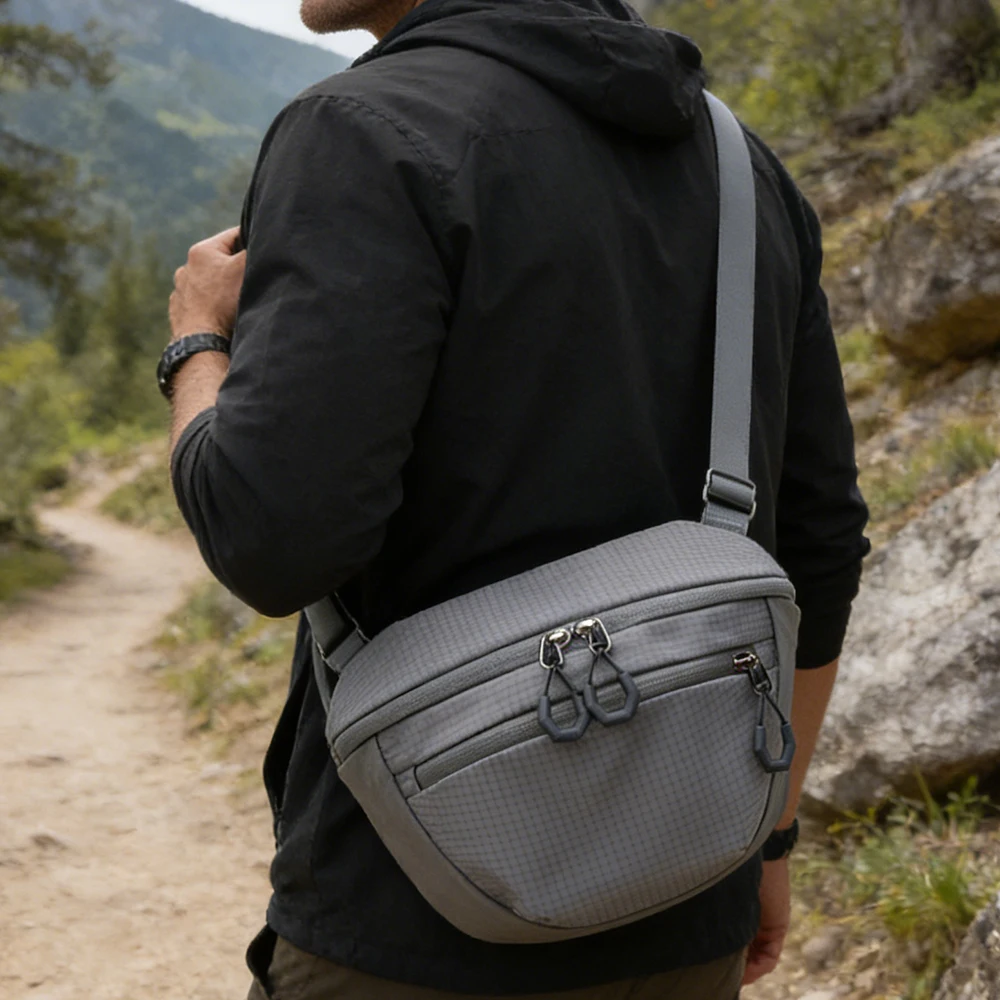 

Female Sporty Crossbody Bag Lightweight Shoulder Pack Modern Outdoor Travel Case Chic Commuter Handbag Practical Daily Purse