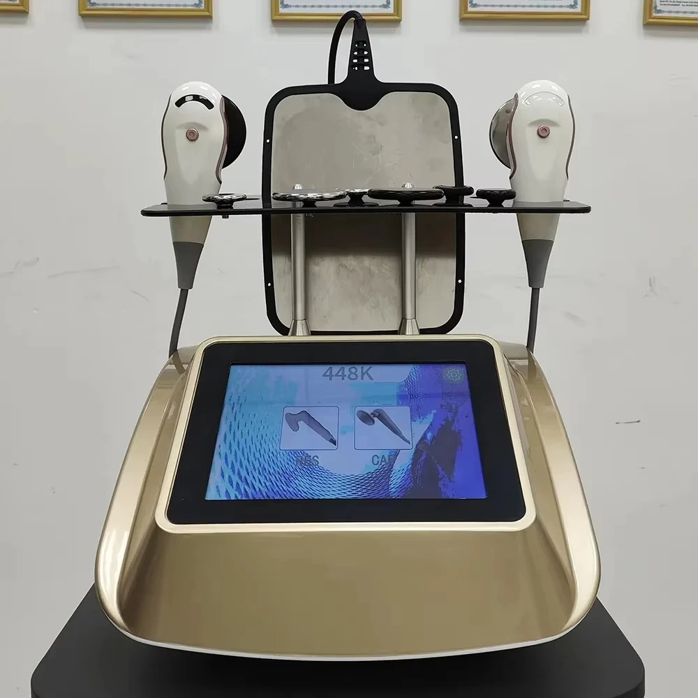 448khz Cet Ret Tecar Therapy Equipment Diathermy Body Shaping Slimming Fat Reduction Massage Weight Loss Machine 760