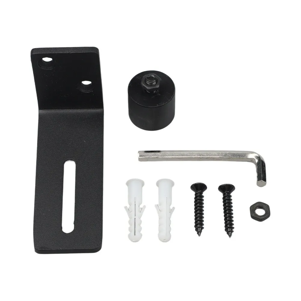 Barn Door Accessories Black Adjustable Locker Kits User-friendly Installation for versatile Applications Reliable Use In Any