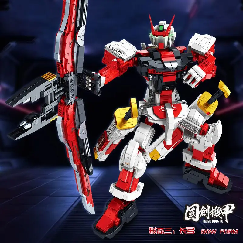 Nuovo Red Devil Fighter Jaeger Block Fighter Trasformazione Modello di robot Giocattoli educativi per bambini Collezione di pezzi regalo