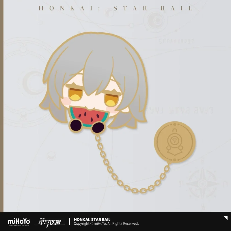 Sunsyea Honkai Star Rail Officiële Merch miHoYo Originele Authentieke PMZLG Metalen Broche Aventurijn Acheron Firefly Dan Heng Kafka