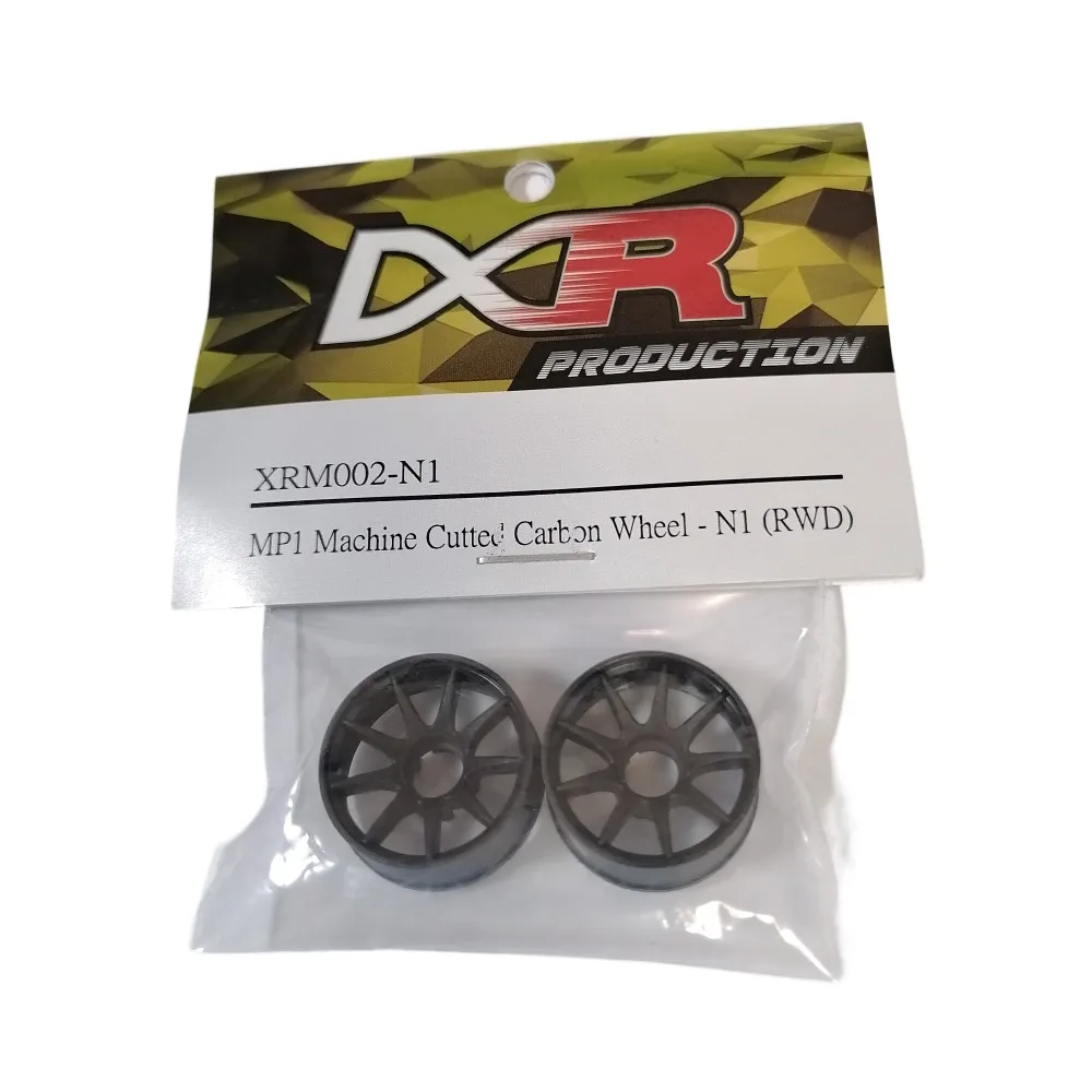 DXR 1/28 Kyosho MINIZ RWD Machine Cutted Light Black Wheel White 2Pcs XRM002-W XRM002-N