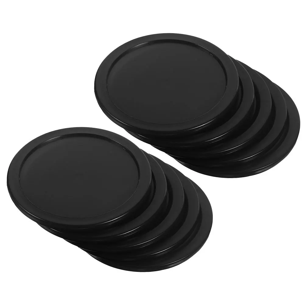 

10Pcs Ice Hockey Pucks Modern Stylish Replacement Pucks Compatible with Most Table Top Hockey Games Game Room Leisure