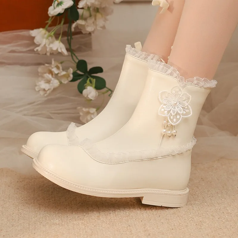 

Ботинки для девочек, детские ботинки принцессы для выступлений, танцев, студенческие ботильоны «Челси», детская обувь, высокие повседневные модные детские ботинки