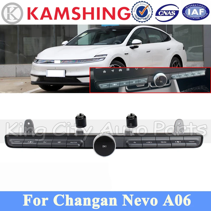 CAPQX Upgrade Physical Button Air Condition Switch For Changan Nevo A06 A/C Heater Control Climate Control 3785100-EY01