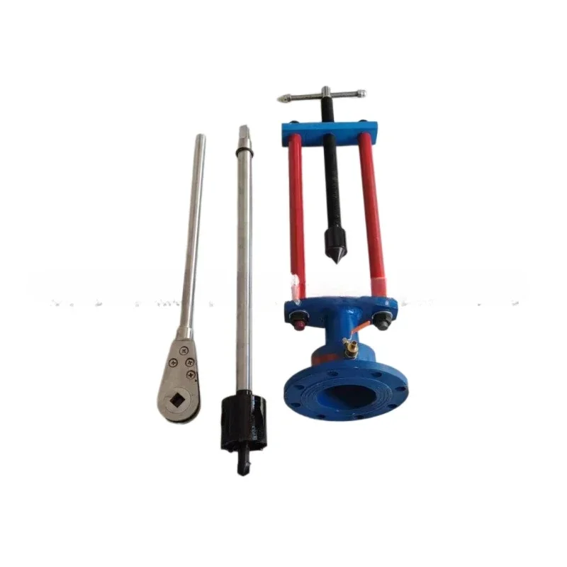 DN65 water pipe non-stop water manual drilling machine gas with gas drilling machine manual equipment with pressure hole opener