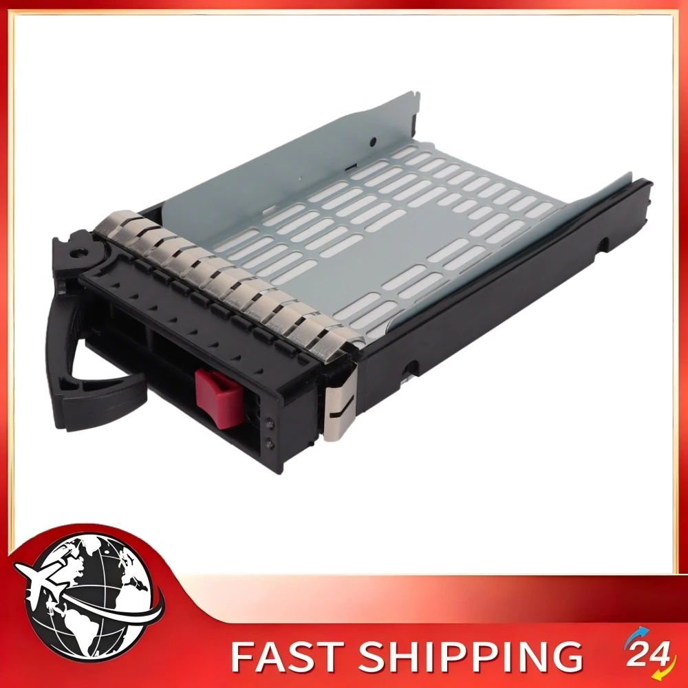 Qiilu 3.5 Hard Drive Tray SAS SATA Hard Drive Carrier ABS Material Server Disk Accessory for HP DL ML Series G3 G4 G5 G6 G7