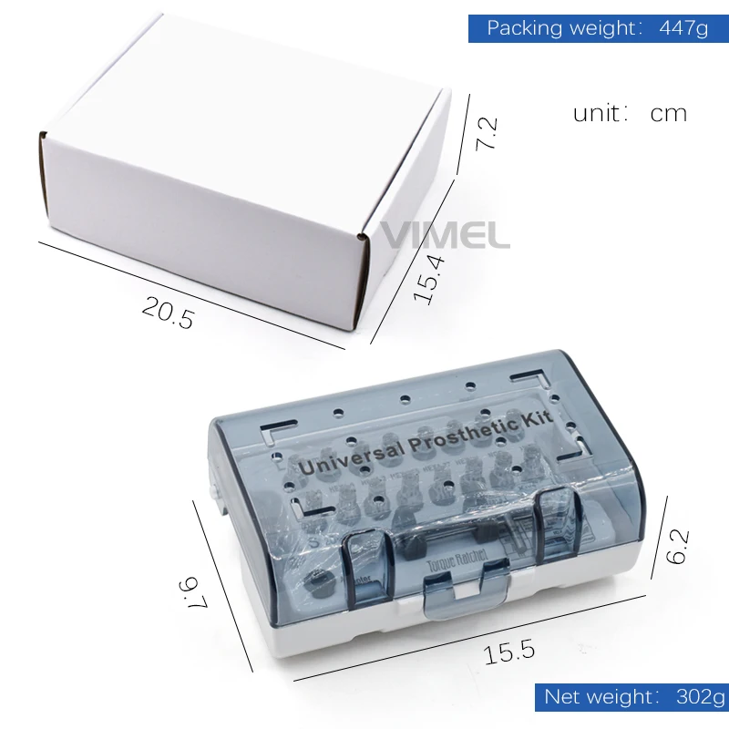 

Hot Sale 16pcs Dental Implant Torque Wrench Dental Implant Surgical Kit For Dental Equipments