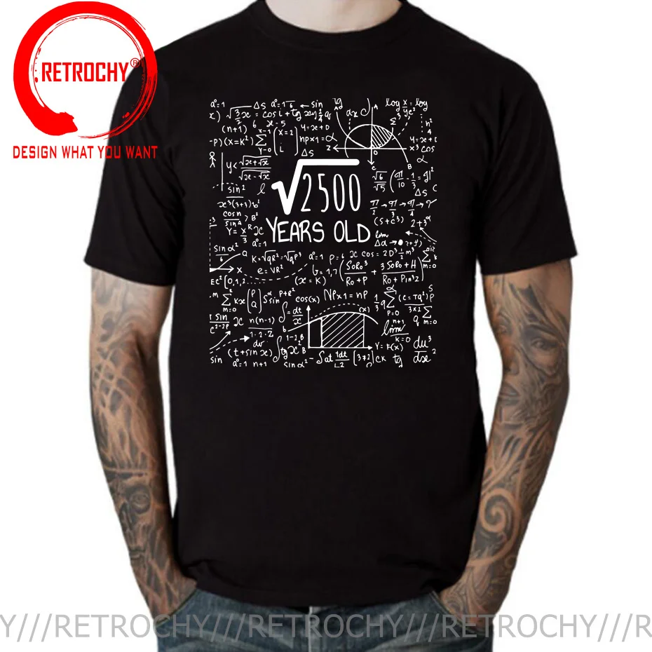 Vintage Born in 1970 T Shirt men 50th Birthday Tee Shirt Funny Math Square Root of 2500: 50 Years Old T-Shirt 70s Retro Clothing