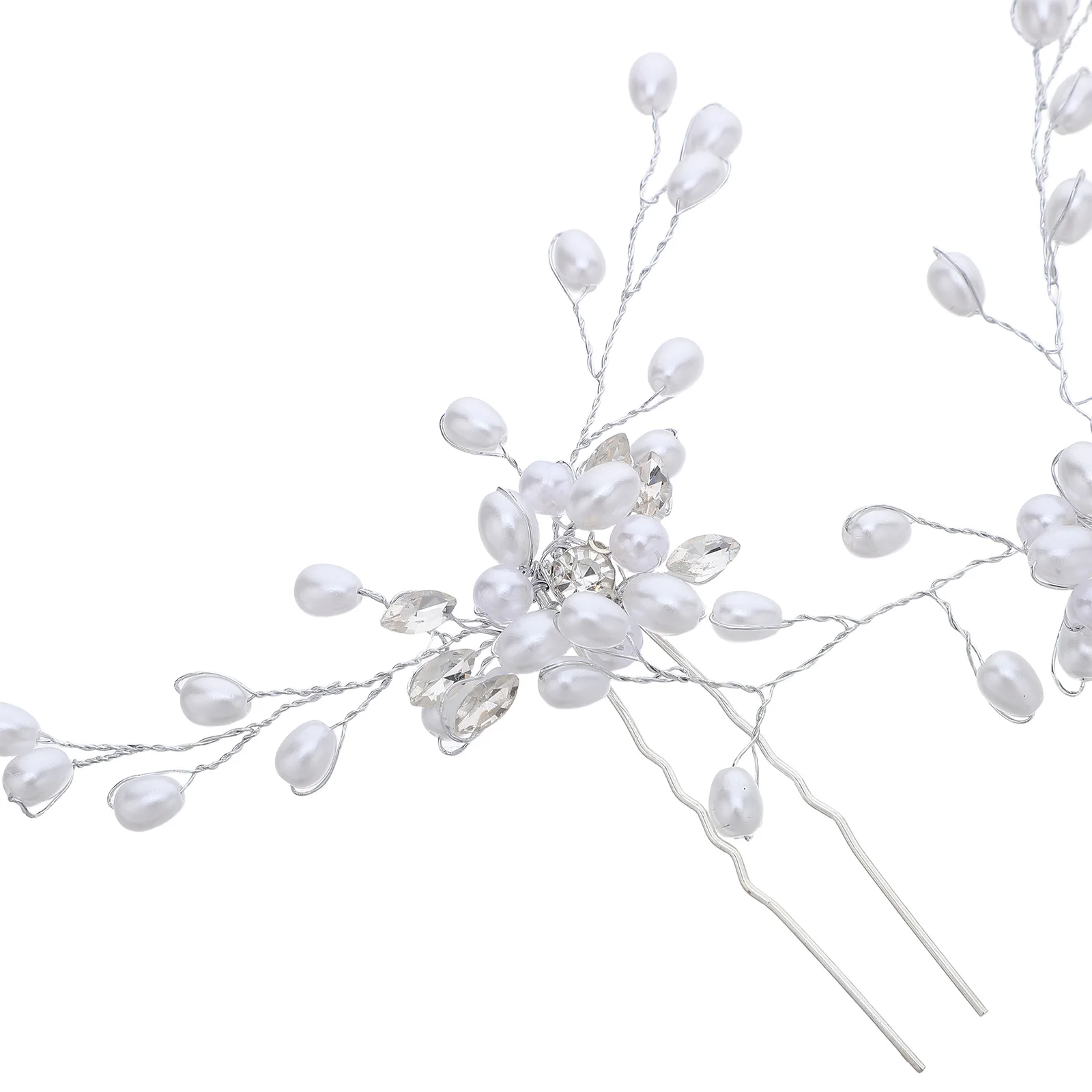 23-delige luxe strass bruidshaarspelden set met parels en bloemen bruiloft haaraccessoires voor vrouwen Frans haar