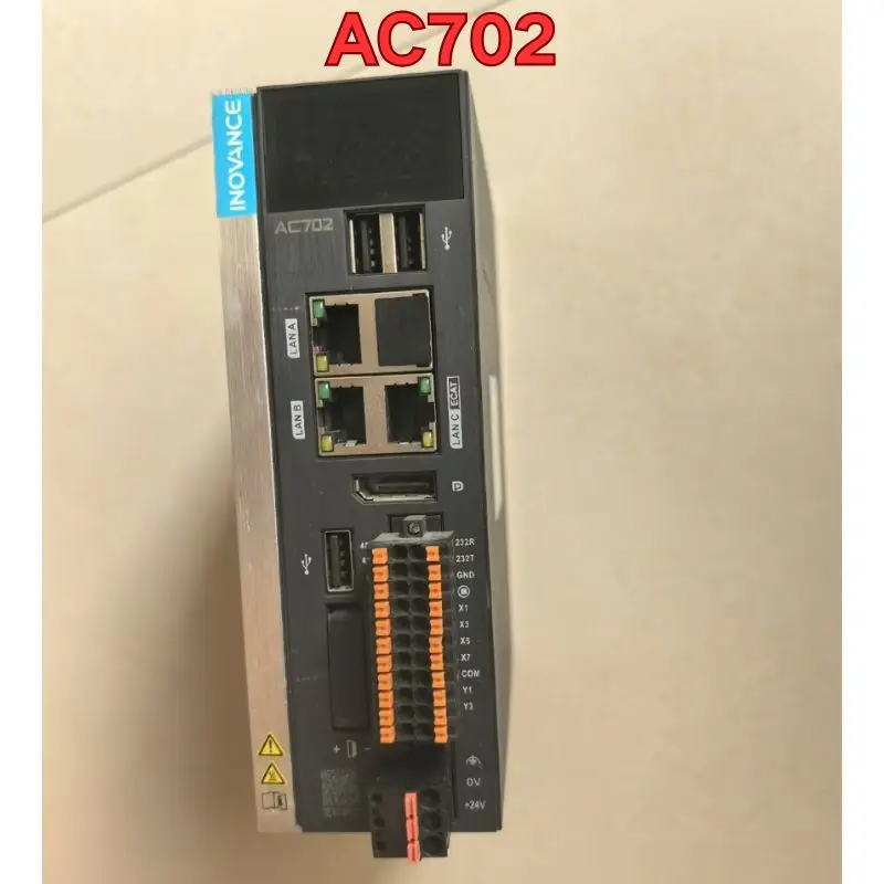 Second-hand AC702 PLC controller function test is normal