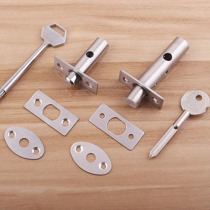 Fire Door Stainless Steel Hidden Manager Tubewell Key Mortise Lock with Long/Short Core,Hardware Lock for Door,Brushed замок