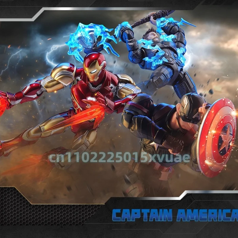 

New Blokees Avengers Building Blocks Captain America God of Thunder Iron Man Assembling Toys Movable Model Collect kid's Gifts
