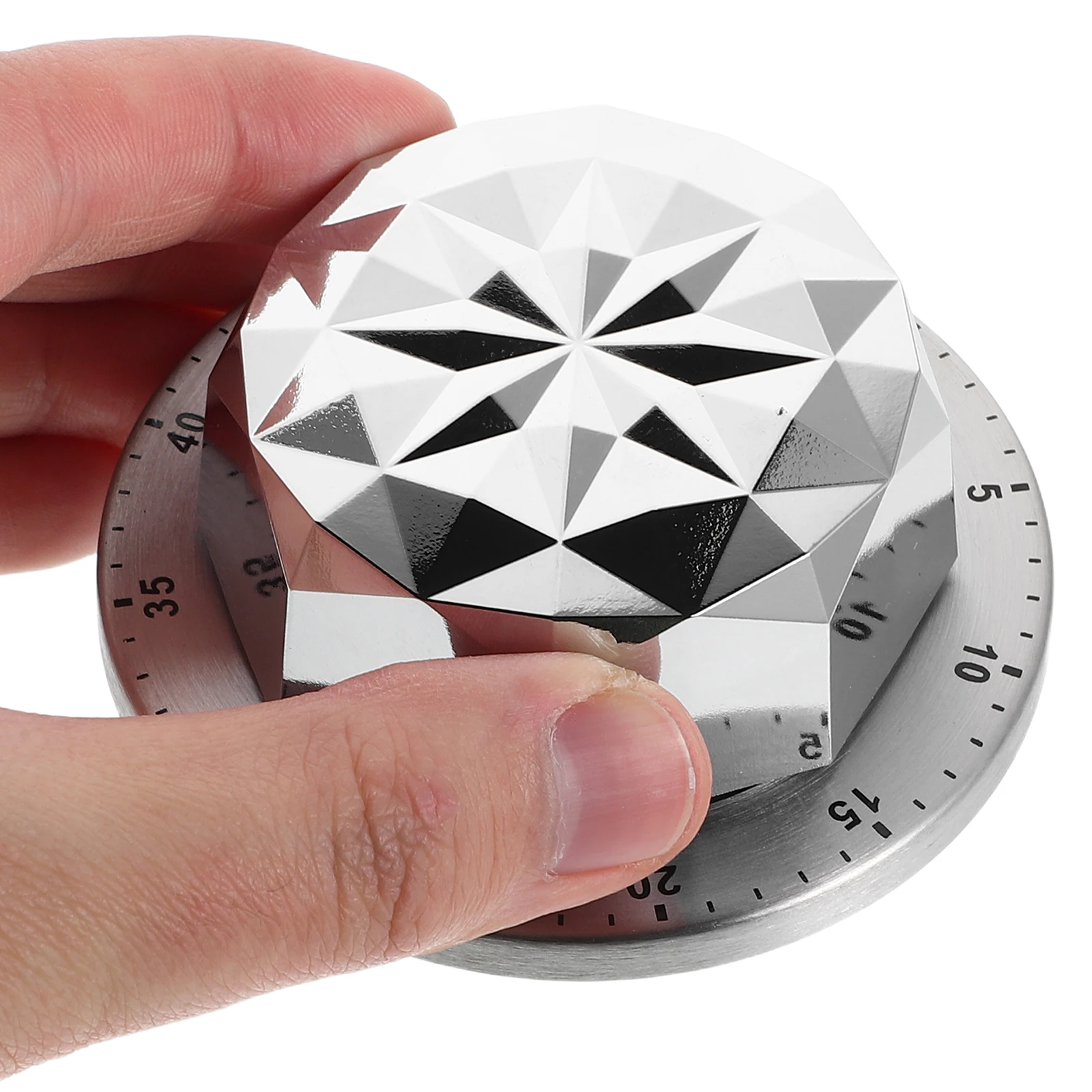 

Kitchen Timer Stainless Steel Countdown Egg Boiling Cooking Accurate Timing Multifunctional Retro Design Mechanical
