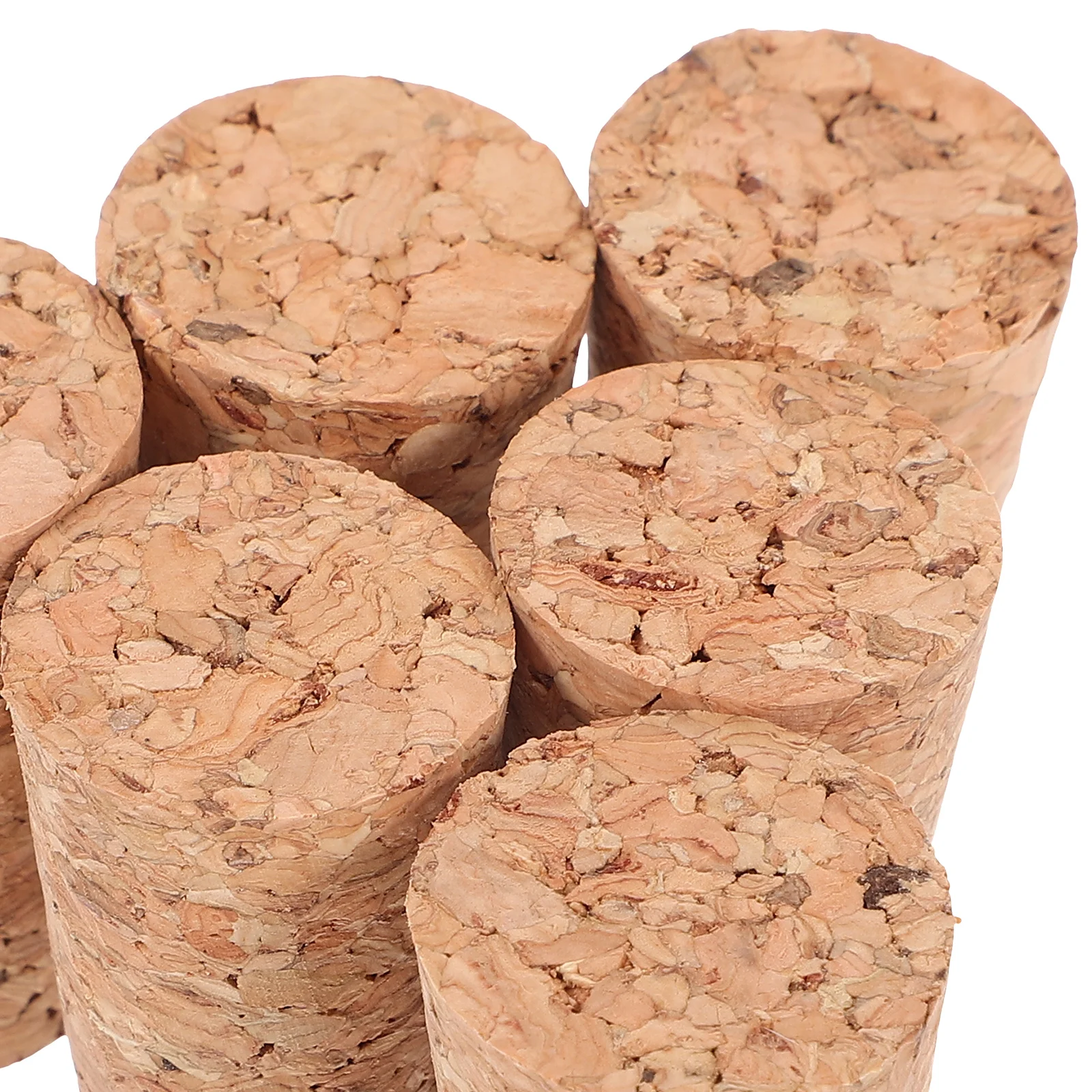

100pcs Bottle Corks Cone Shaped Airtight Glass Bottle Stoppers DIY Decoration Home Use Beverage Taste Preservation
