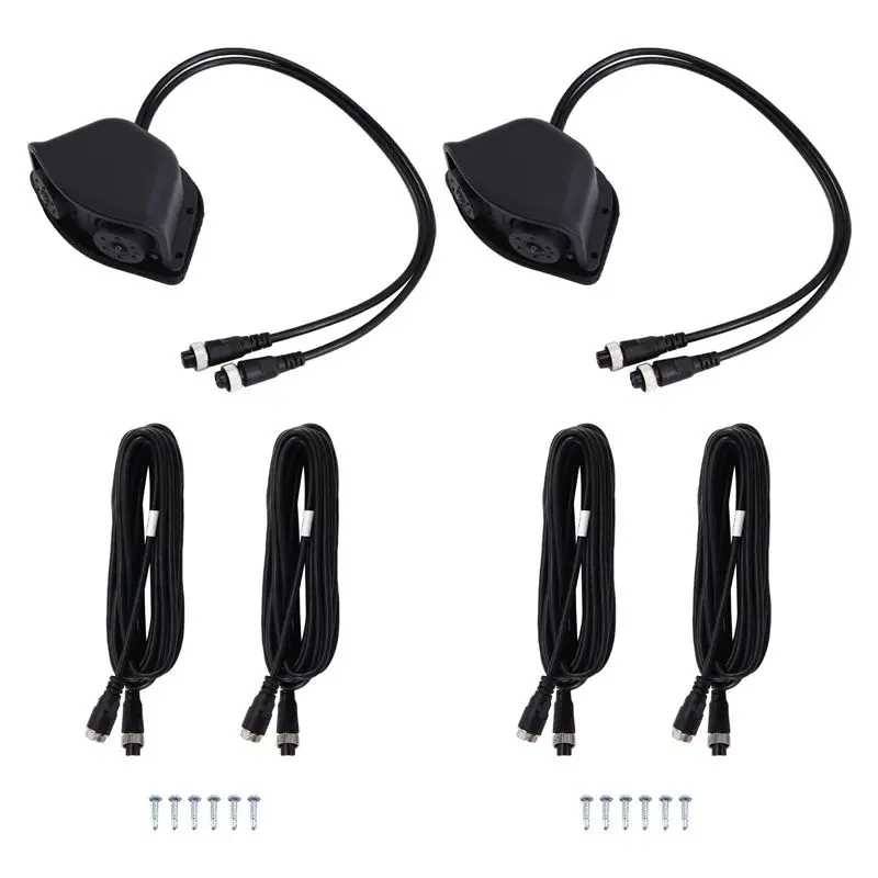 

Камера AHD 1920X1080p с двумя объективами, ночным видением ИК, водонепроницаемая, для зеркал заднего вида (левое и правое), для грузовиков, автобусов, фургонов и автомобилей