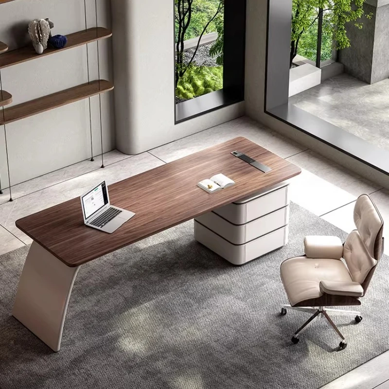 Medieval Style Office Desks Modern Hotel Living Room Courtyard Office Desks Homestay Advanced Furniture Schreibtisch Ls40bgz