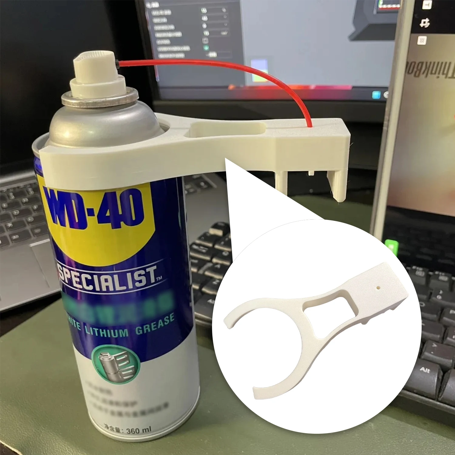 Motorcycle Chain Bicycle Chain Lube Applicator Mess-Free Chain Wax, Chain Cleaner Attachment For 428/520/525/530 Chain Size