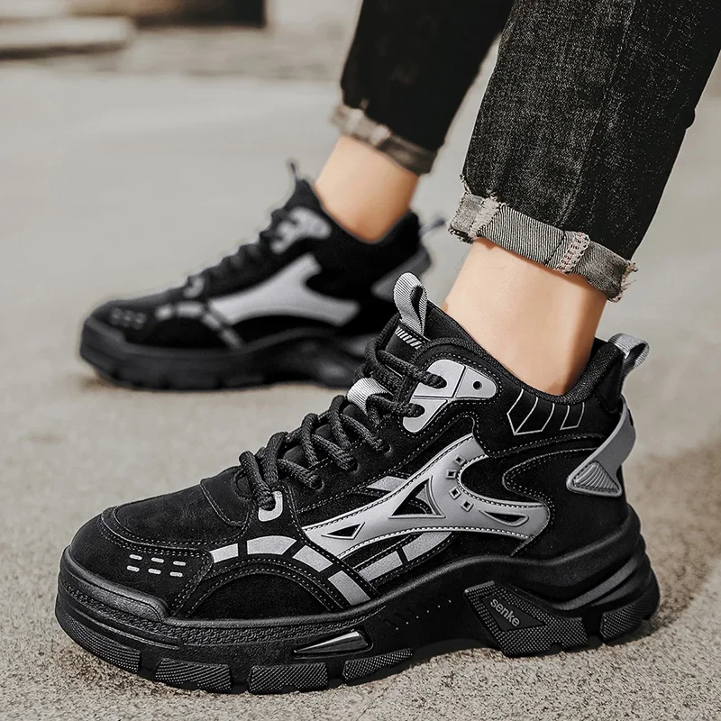 

Outdoor Non-slip Tactical Boots Hiking Desert Ankle Hunting Shoes Men's Desert Combat Boots Work Safty Men Boots Botines Zapatos