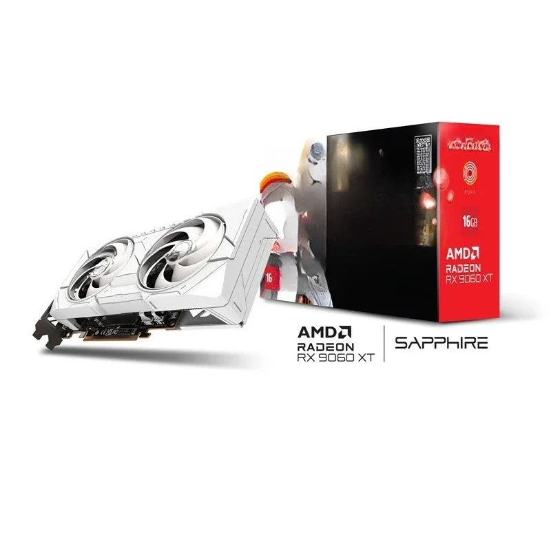 AMD RADEON RX9060 XT 16G OC Polar Desktop Gaming Graphics Card