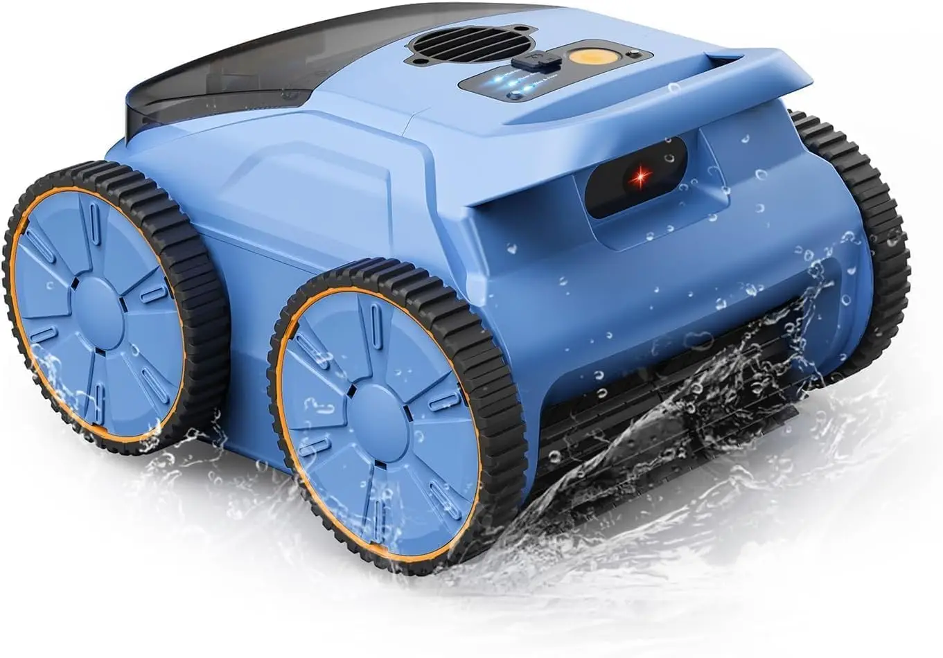 Cordless Robotic Pool Cleaner, 180 Mins Runtime Self-Parking Pool Vacuum For Above Ground Pools, Wall Climbing Automatic Pool Ro view 2