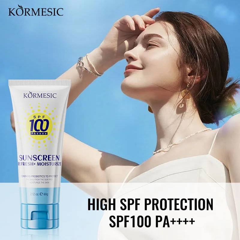 

Солнцезащитный крем с SPF100+ и пробиотиками, освежающий, антиоксидантный, легкий, 60/180/600 г, новинка