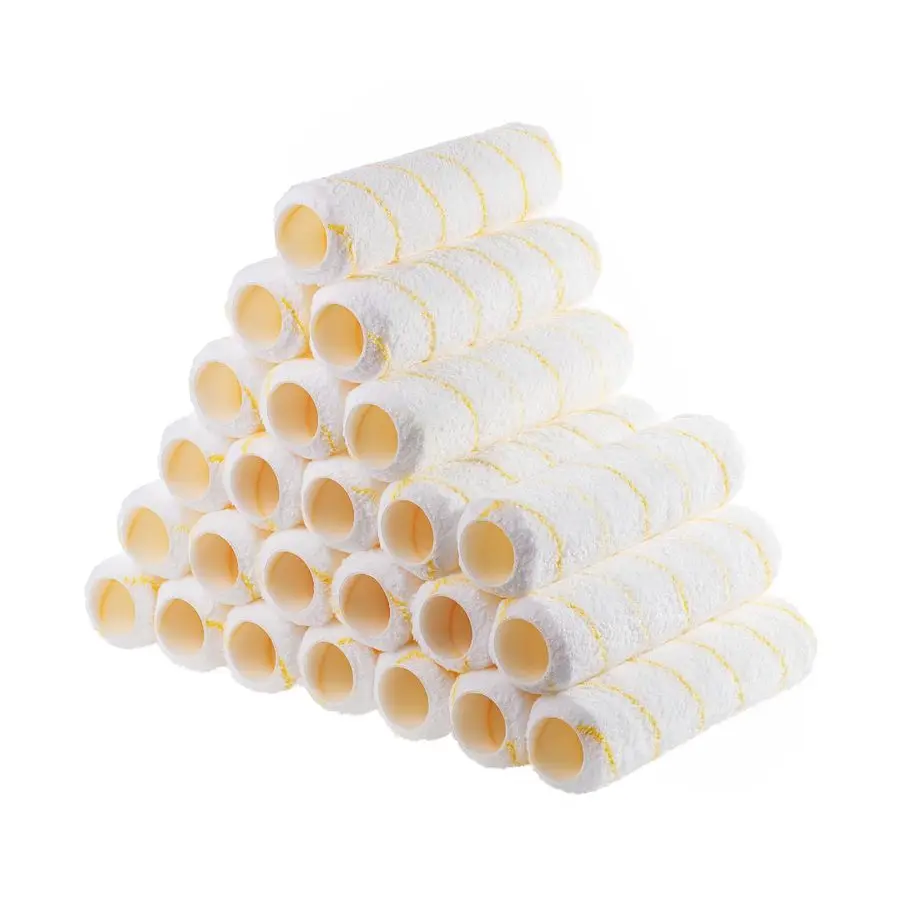 

Чехлы для малярных валиков, 9 x 3 8 дюймов, 24 штуки, с желтыми полосами, для валиков 9 дюймов, чехлы для малярных валиков 9 дюймов, малярный валик