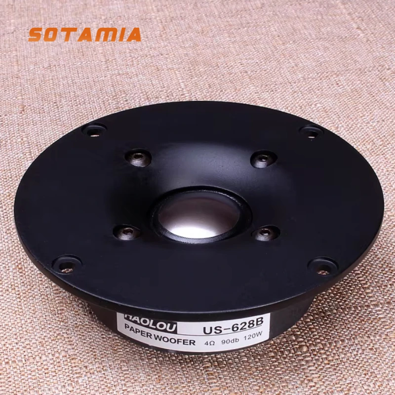 SOTAMIA 1Pcs 4 Inch Tweeter Audio Speaker 4 Ohm 60W Silk Film Hifi Audio Treble Speaker DIY Sound Music Home Theater Loudspeaker