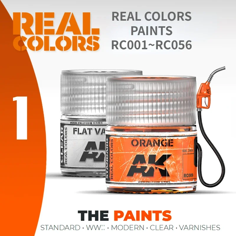 Ak Water-Based Paints Real Colors Series 1 Boyalar: Askeri Modelcilik İçin Gerçek Renklerin Anahtarı