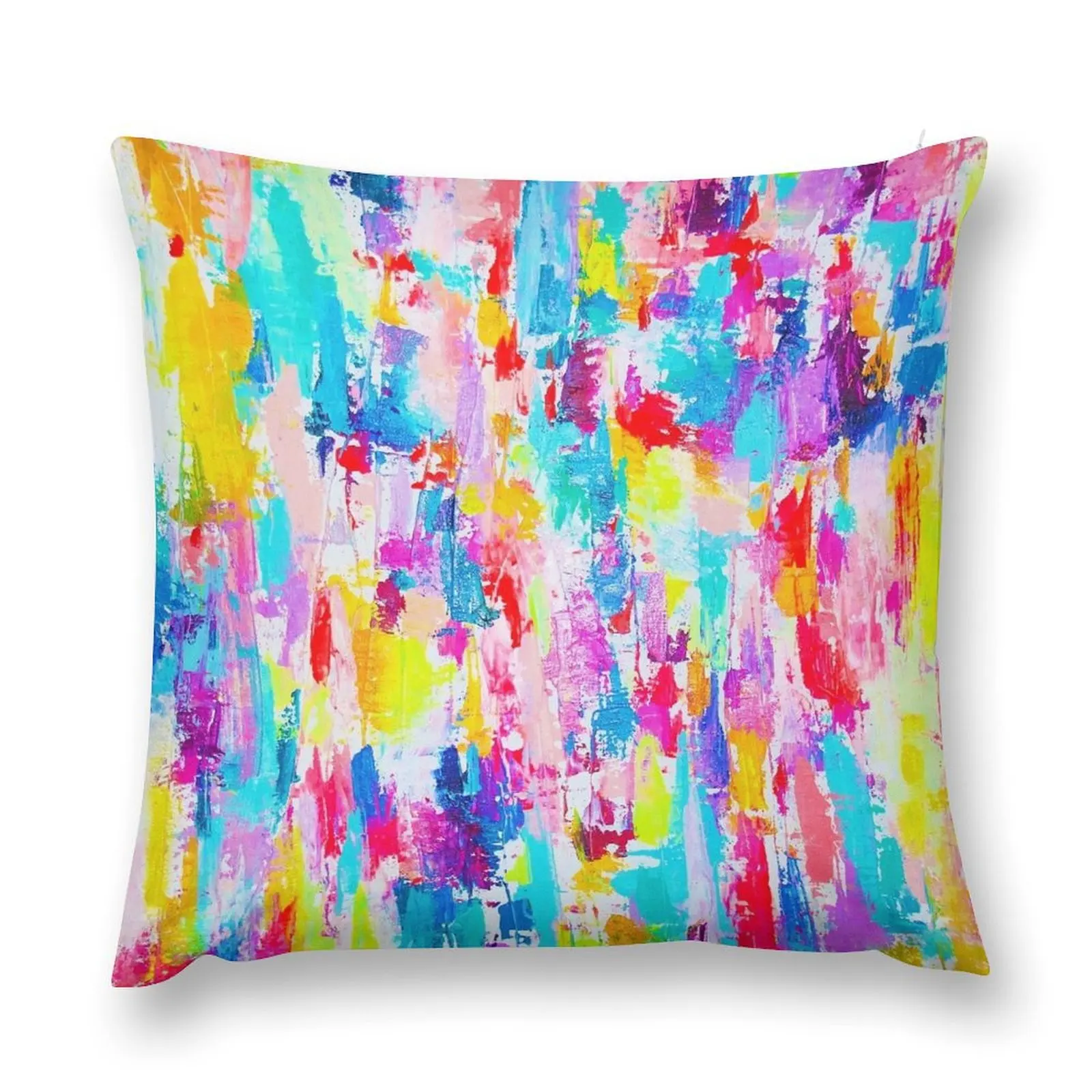 

Neon Bright Abstract Painting Print Throw Pillow Sofa Pillow Cover Marble Cushion Cover Bed pillowcases Couch Pillows pillow