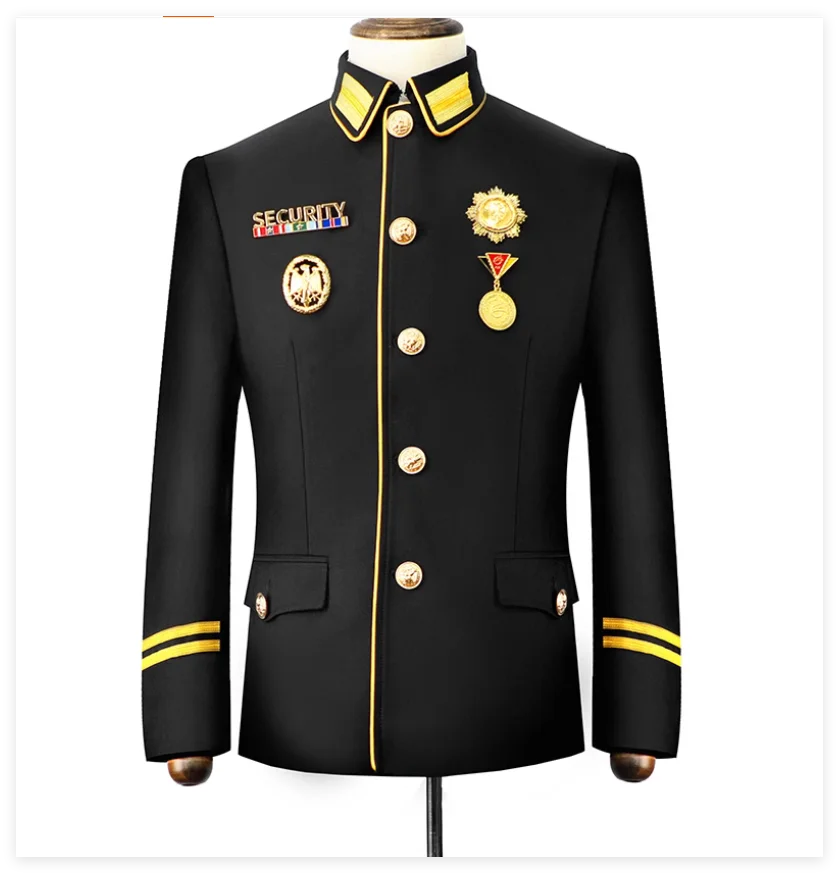 

Spring and Autumn Security Work Uniform Male Sales Office Image Post Concierge Clothing