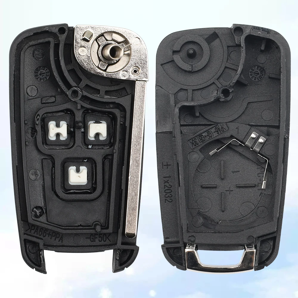 Zz 2/3/4/5 Buttons Remote Key Shell For Chevrolet Cruze For OPEL Astra J Corsa E Insignia Zafira Filp Car Key Case view 3