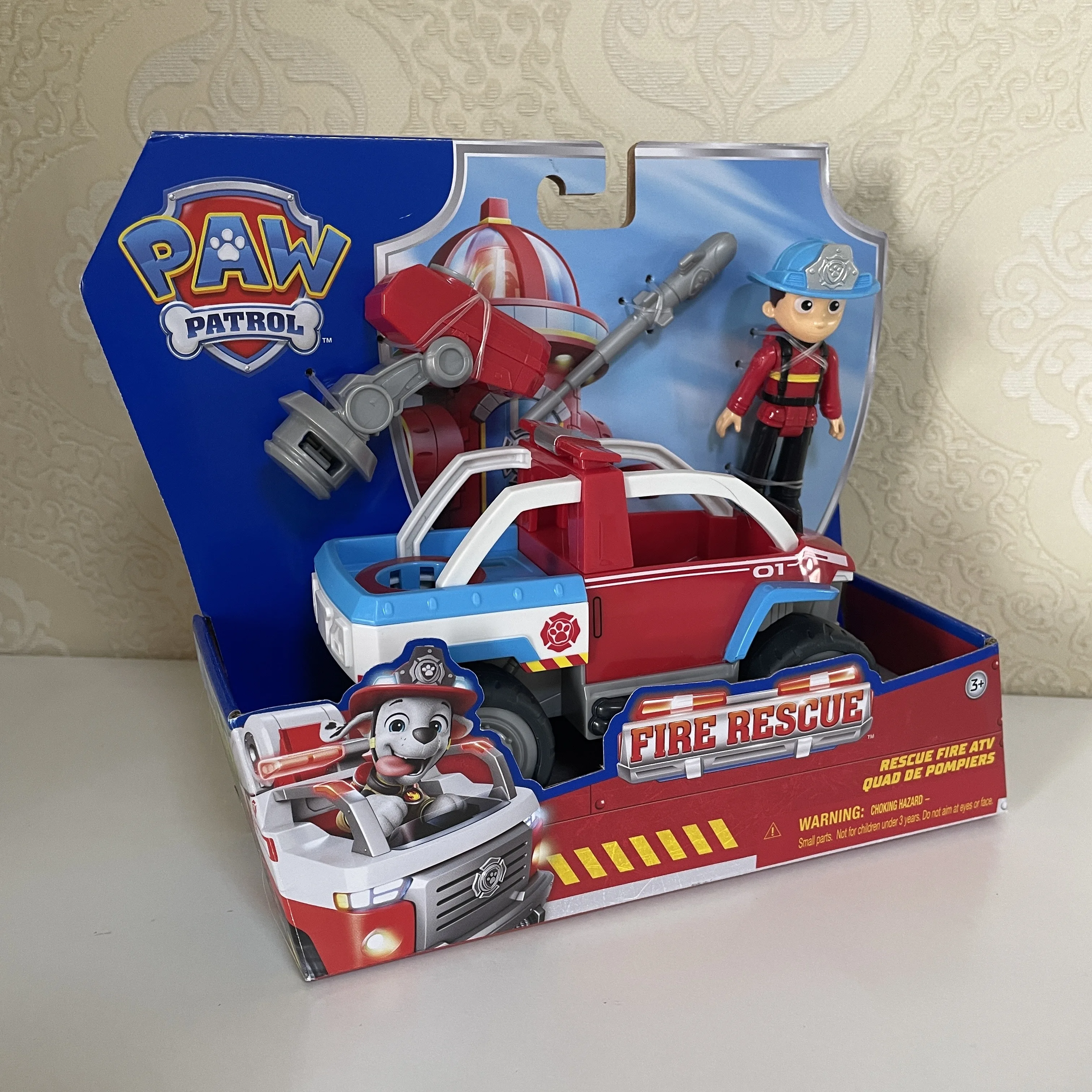 100% Original Paw Patrol sauvetage incendie Ryder Chase Marshall Rocky Zuma éclat Skye figurine jouet enfants anniversaire noël cinquante