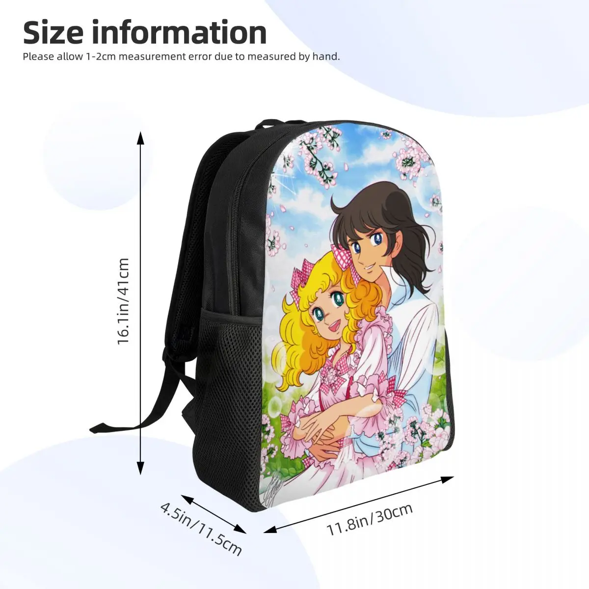 Snoep Snoep Rugzakken Voor Vrouwen Mannen Waterdicht College School Anime Manga Cartoon Meisje Tas Print Boekentas