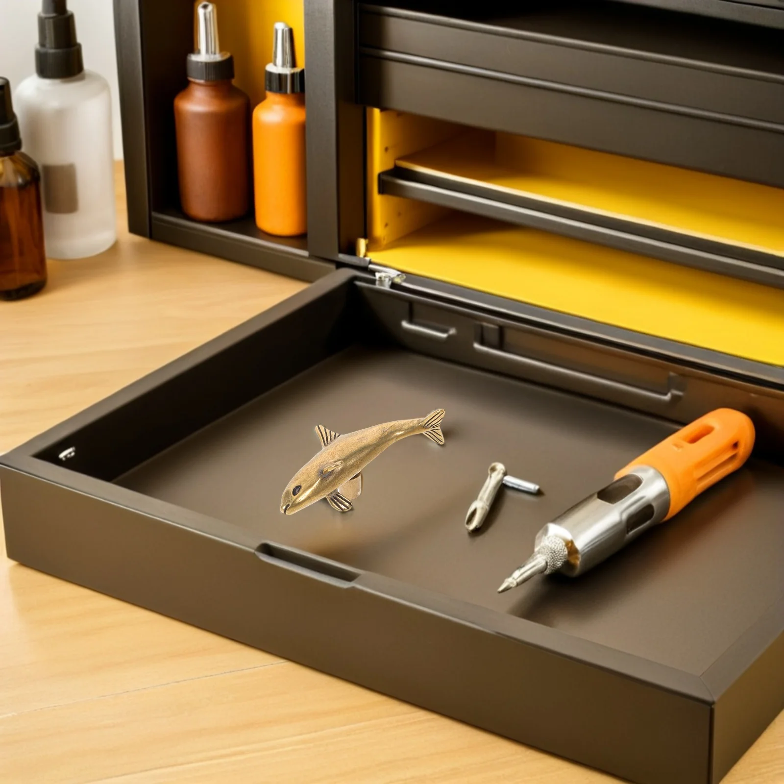 

2Pcs Brass Dolphin Cabinet Pull Animal Shaped Drawer Knobs Vintage Solid Brass Dresser Handles Kitchen Wardrobe Hardware