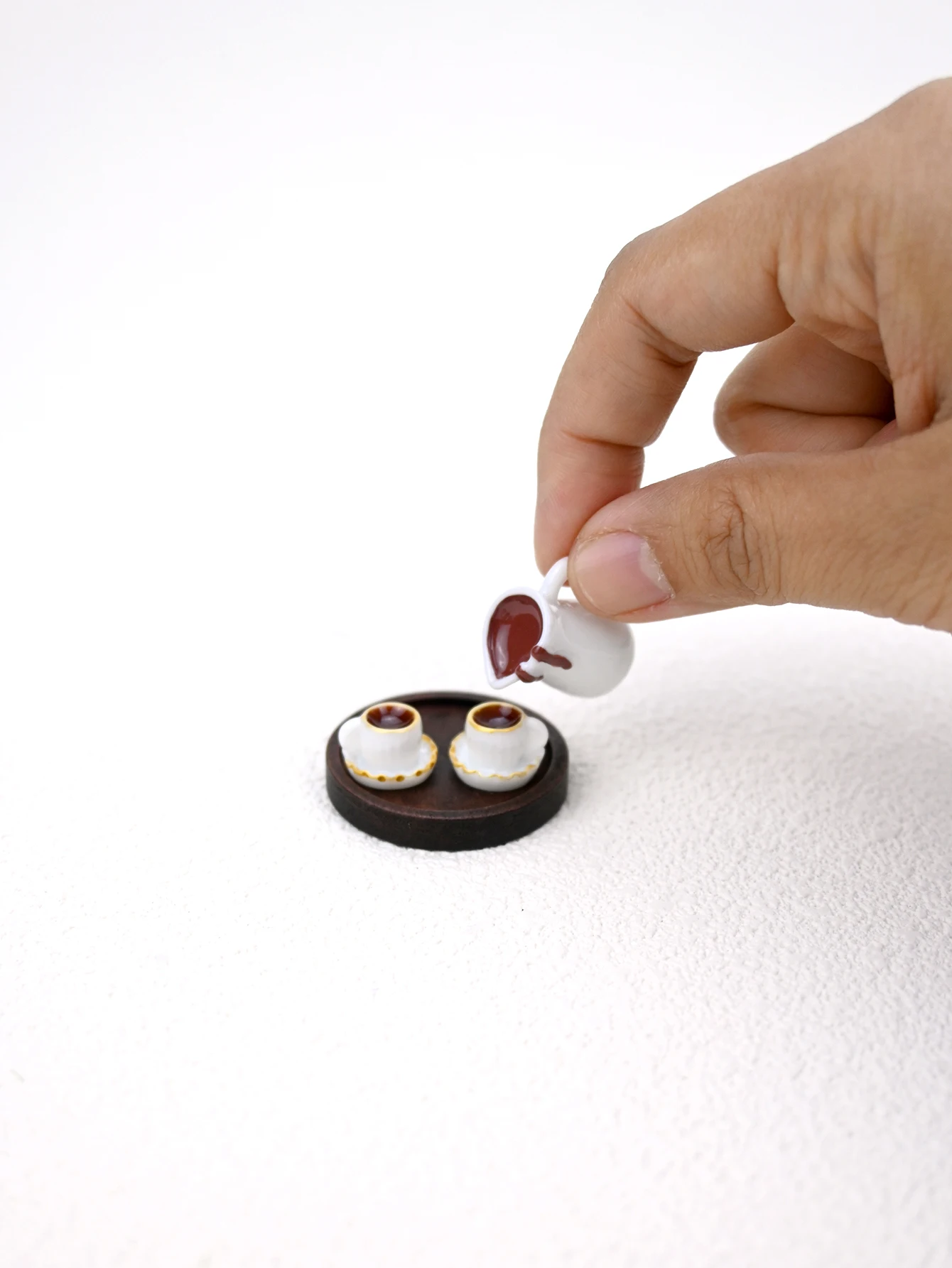 A Miniature Hot Chocolate Milk Tea Scene Decoration, Dollhouse Dollhouse Accessories, Dollhouse Toys, Miniature Food Toys, Photography Props, Micro Landscape Decorations, Miniatures Decoration, Small Gifts, Giveaways,