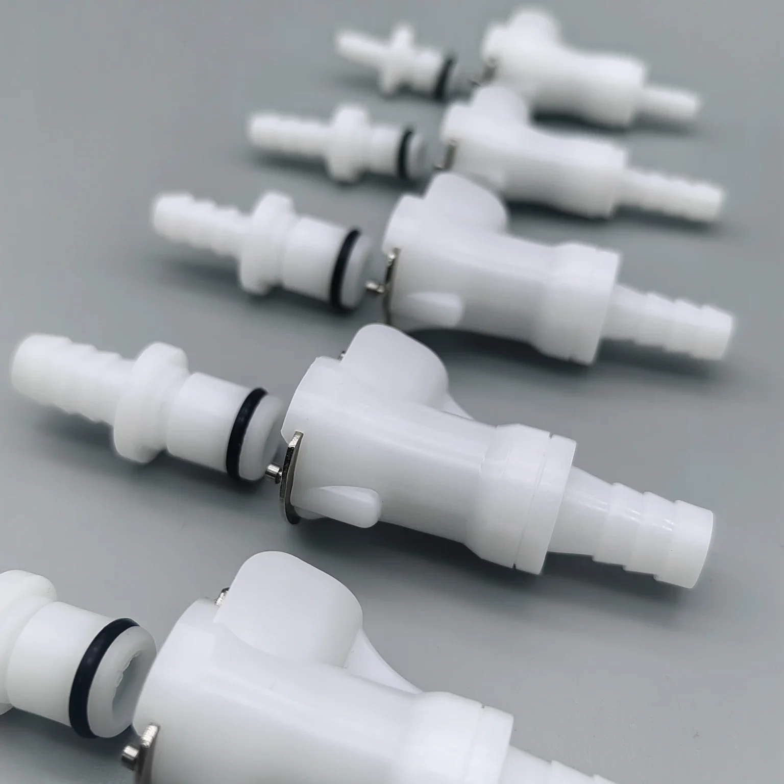 1Pcs Disconnect Fitting Coupling Hose Joint Tube Connector Quick Shut-Off Quick Coupler S-series 3/16 1/4 Hose Barb Valved