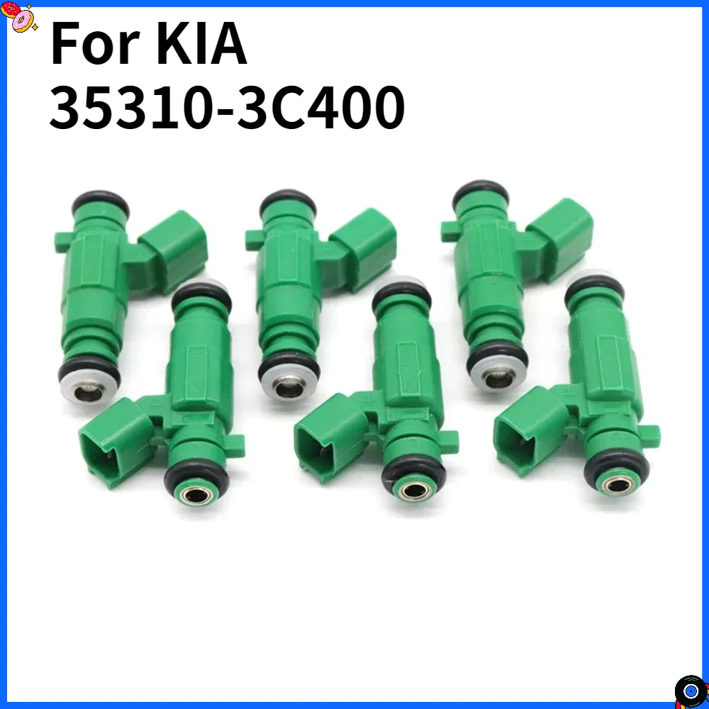 Car Fuel Injector 35310-3C400 For HYUNDAI SANTA FE 2010-2012 For KIA SEDONA SORENTO 2011-2014 84212386 1581530 FJ1106 353103C400