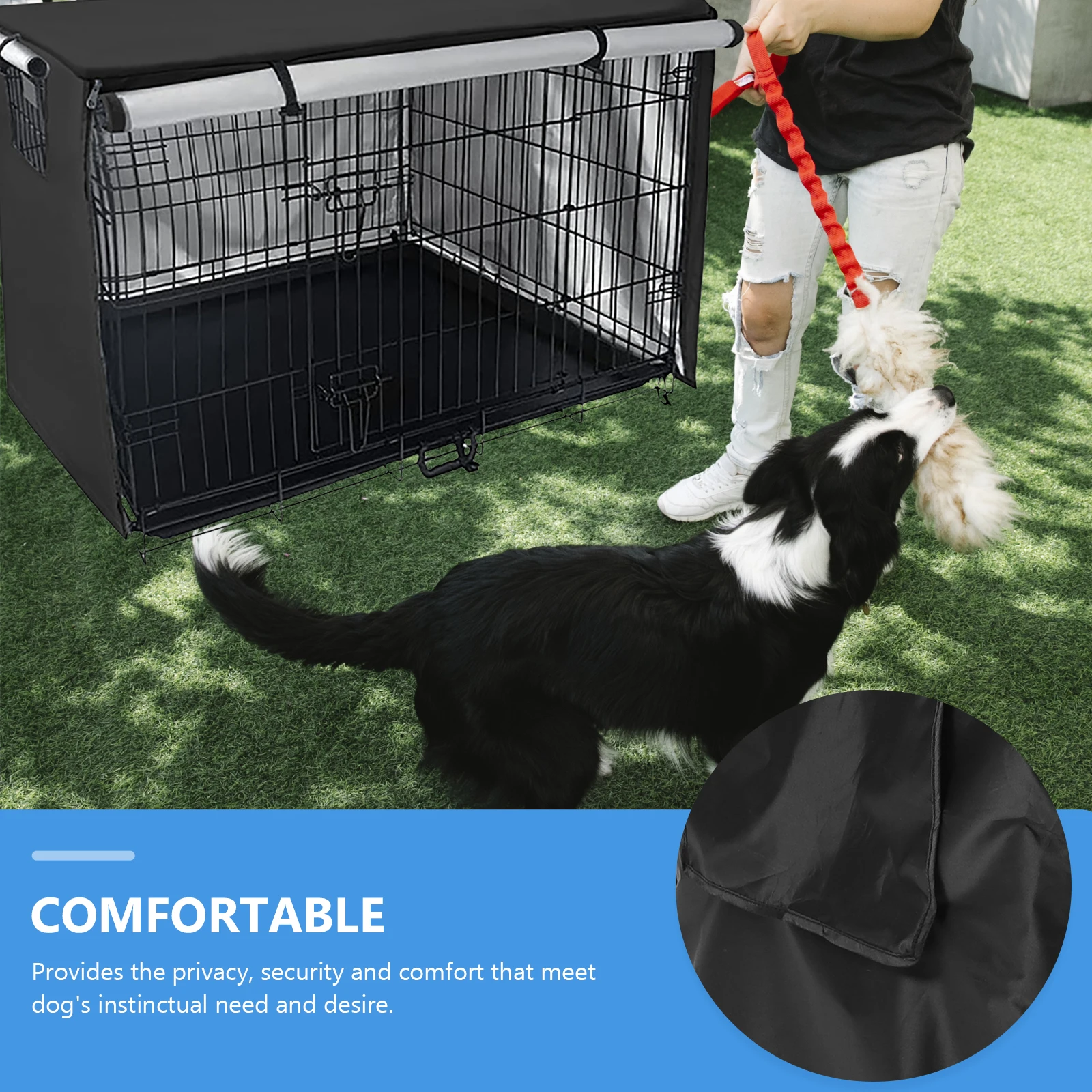 

Pet Cage Dog Enclosure Covers for Crates Accessory Pets Playpen Cages Dogs Indoor