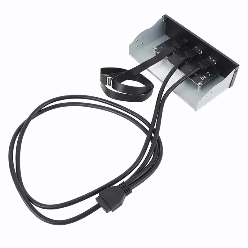 Superior Front Panel Hub Gen2x2 3 Ports USB A TYPE-C 5.25