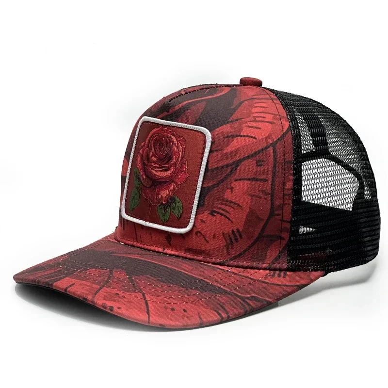 Berretto da baseball di lusso di marca Hip Hop rosa Cappello snapback per sport all'aria aperta per donna Berretti traspiranti unisex Cappello da cavaliere Cappelli da camionista