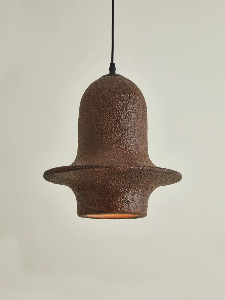 

Japanese Wabi Sabi style restaurant chandelier hotel homestay dining bar table design bedroom bedside lamp