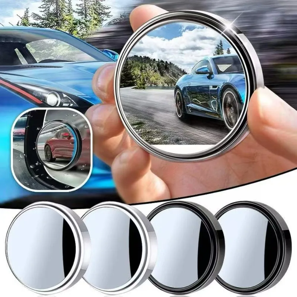 

A Pair of 360-Degree Adjustable Wide-Angle Blind Spot Mirrors, Reversing Mirrors, and Rearview Mirrors